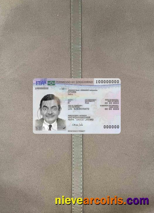 Italy residence permit new photolook